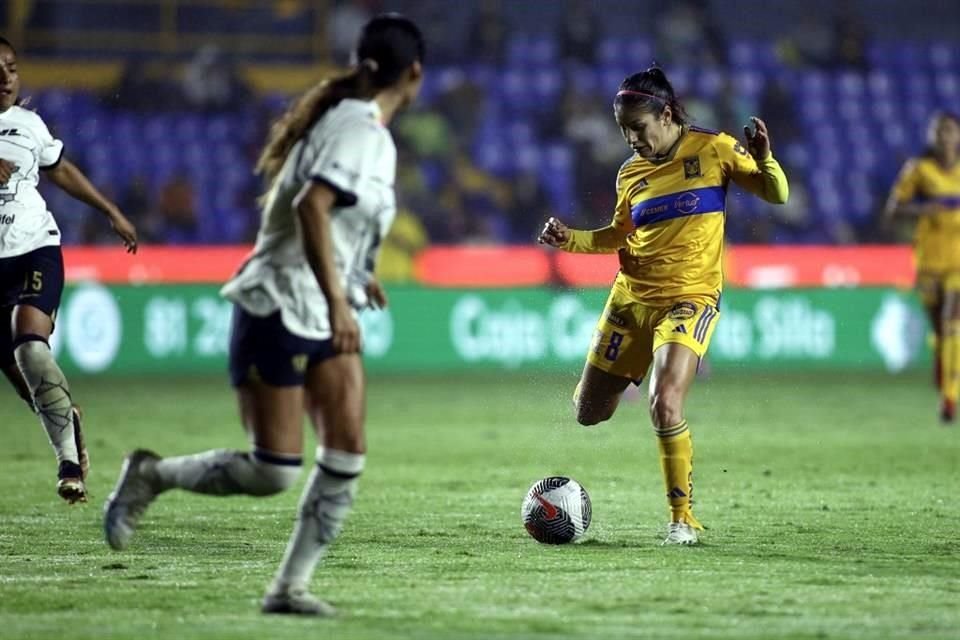 Tigres Femenil se metió a Semifinales del Apertura 2023 al vencer 2-1 a Pumas y eliminarlas con global de 5-2. Belén Cruz y Stephany Mayor anotaron los goles del triunfo.