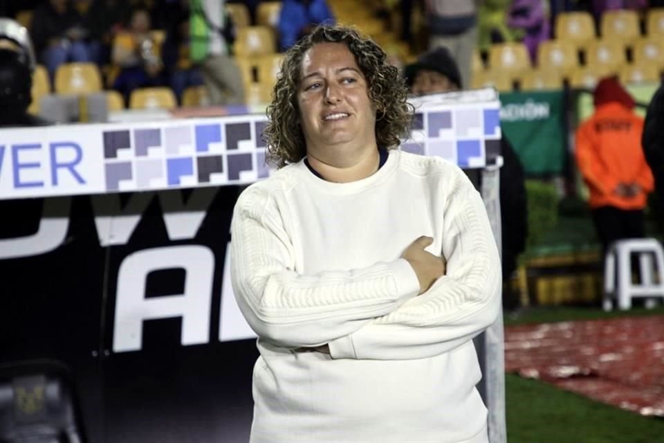 Milagros Martínez destacó la victoria de su equipo, pero no salió conforme ante la falta de contundencia.