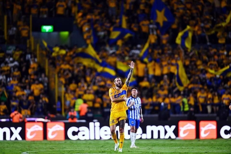 Una de las victorias de Tigres en casa en esta temporada fue el Clásico ante Rayados por 3-0.