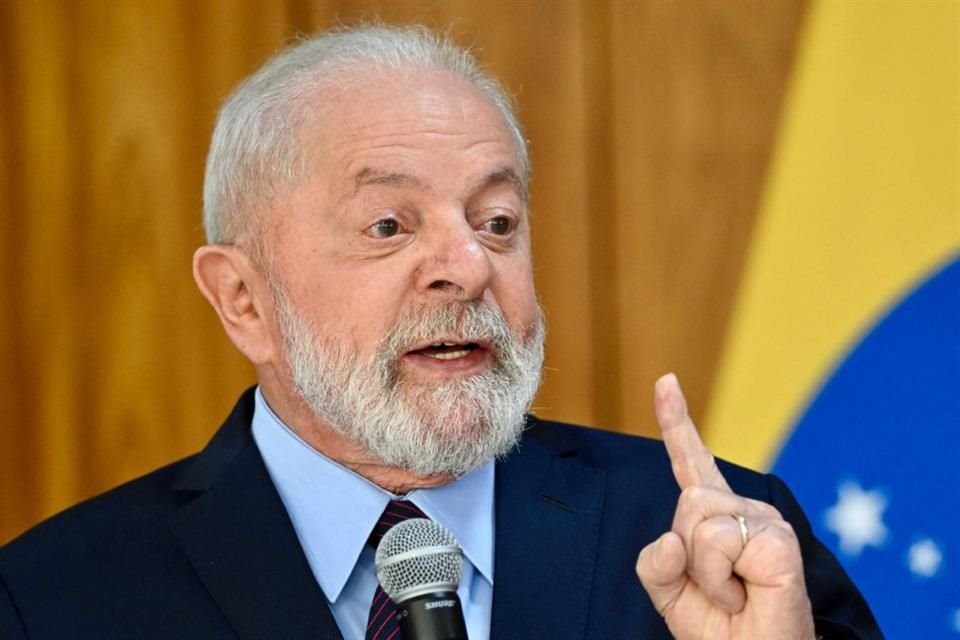 El Presidente de Brasil, Luiz Inácio Lula da Silva durante un desayuno con periodistas en Brasilia, el 27 de octubre.