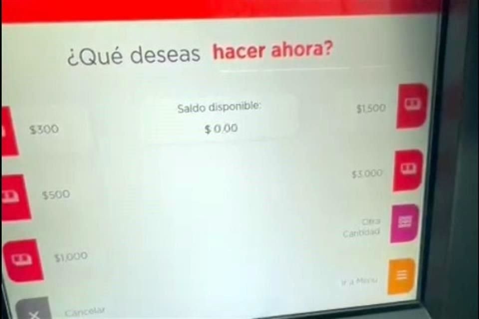 Trabajadores afectados mostraron cómo sus cuentas estaban en 'ceros' tras no recibir el pago de su nómina.