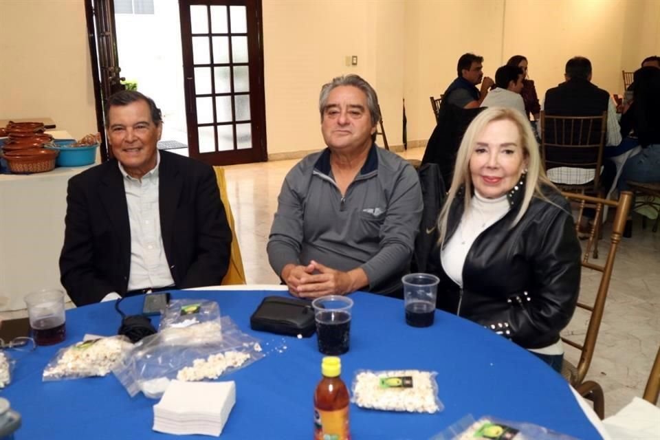 Héctor Gutiérrez, Almicar Herrera y Melba González