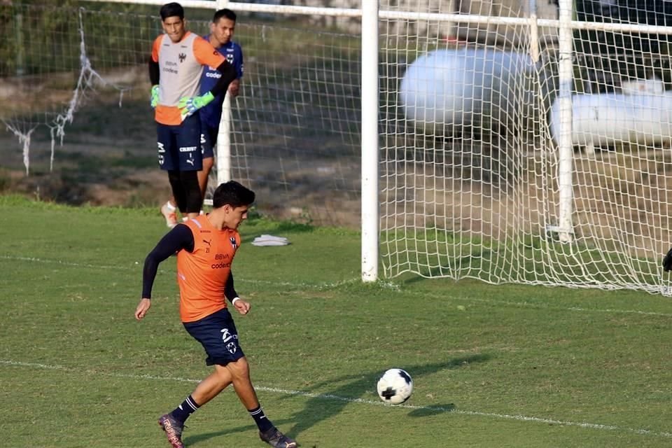 Alfonso González retomó las prácticas con el equipo.