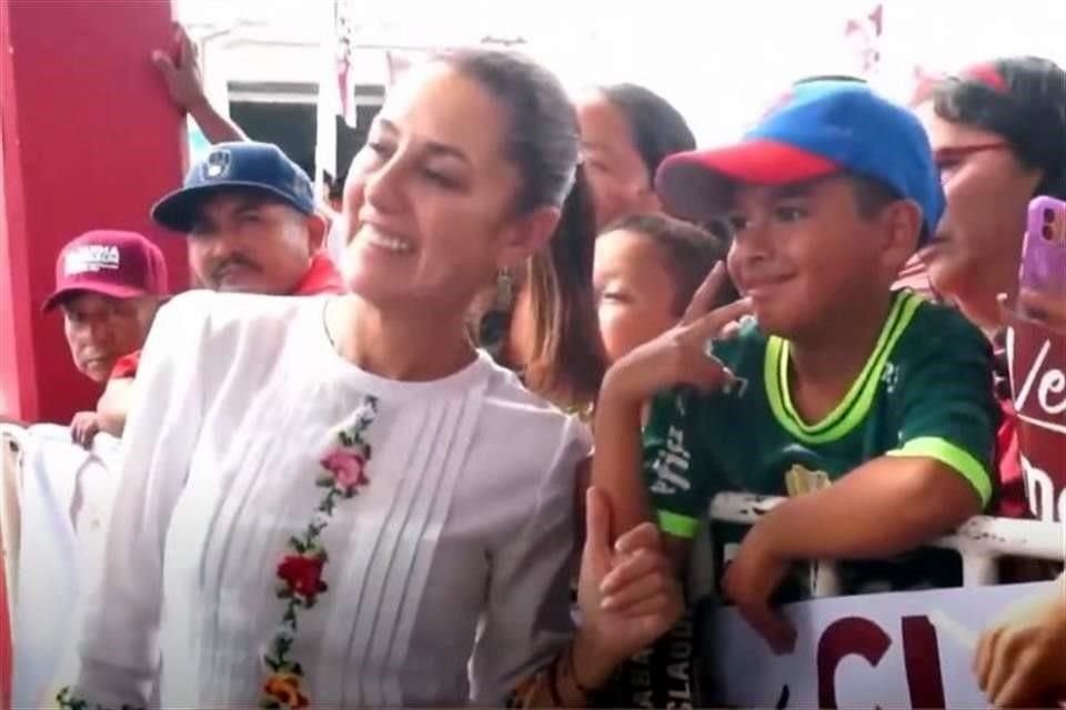 Sheinbaum realizó segundo acto de precampaña en Veracruz.