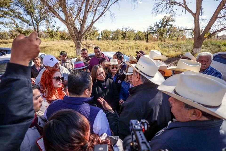 De visita en Delicias, un día después del registro de la alianza de los tres partidos, Gálvez fue cuestionada sobre a qué acuerdos llegaron al interior del Frente.