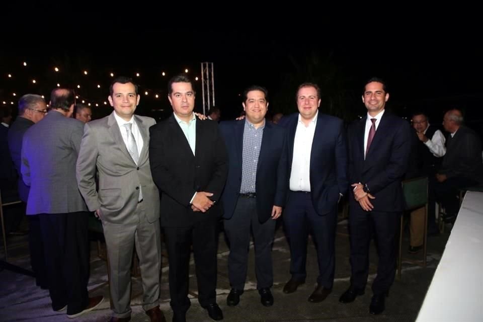 Arturo Garduño, Balmori Azuara, Carlos Garza, José Antonio Alonso y Luis Aguilar