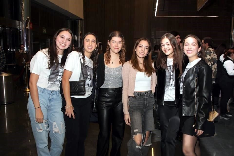 Daniela Cantú, Paulina Farías, Isabella Durán, Sara Betancourt, Ana Karen Guajardo y Denisse Murillo