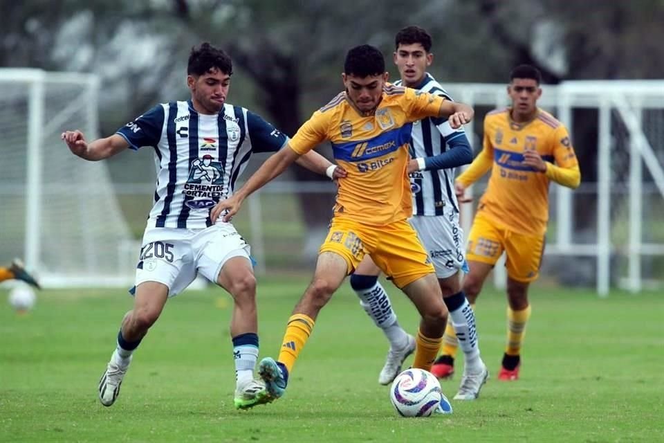 La categoría Sub 23 de los Tigres igualó sin goles en el global ante Pachuca y se metió por mejor posición.