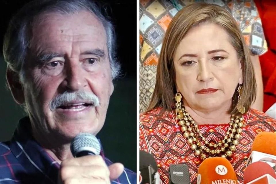 Xóchitl Gálvez condenó que Vicente Fox llamara 'dama de compañía' a Mariana Rodríguez, esposa de Samuel García.