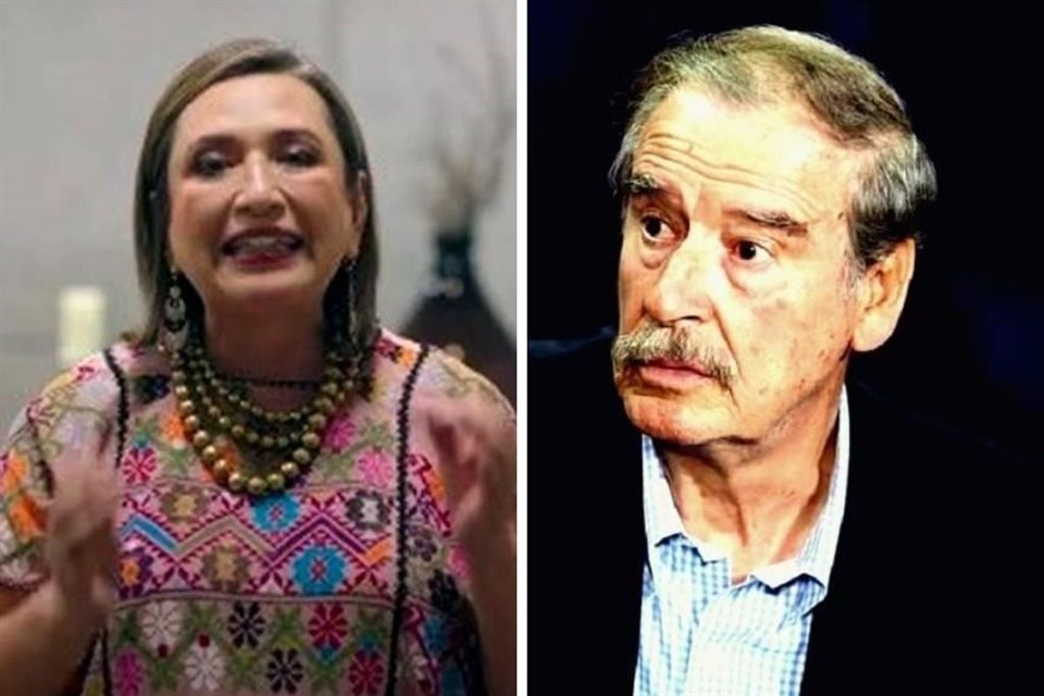 Xóchitl Gálvez condenó que el ex Presidente Vicente Fox llamara 'dama de compañía' a Mariana Rodríguez, esposa de Samuel García.