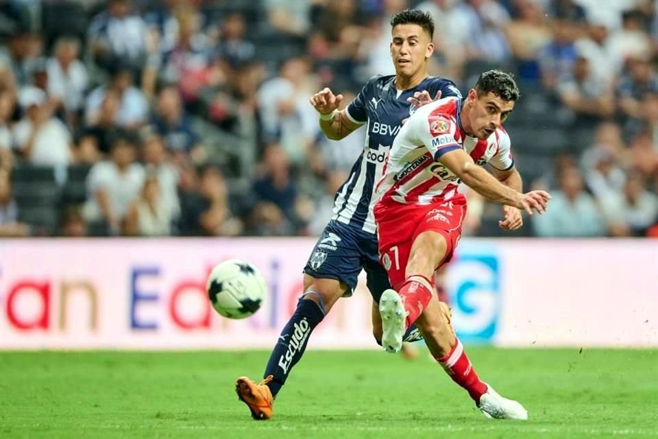 Germán Berterame aún jugaba con Atlético de San Luis en el Repechaje del Clausura 2022; ahora es delantero de Rayados.