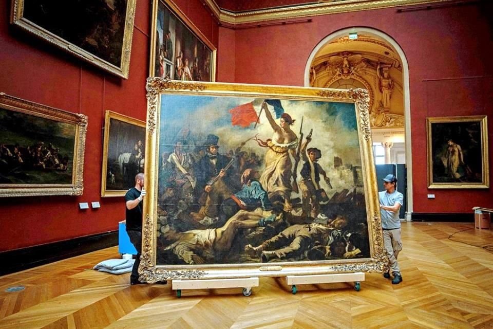 La obra 'La libertad guiando al pueblo', de Eugène Delacroix, será restaurada durante los próximos meses.