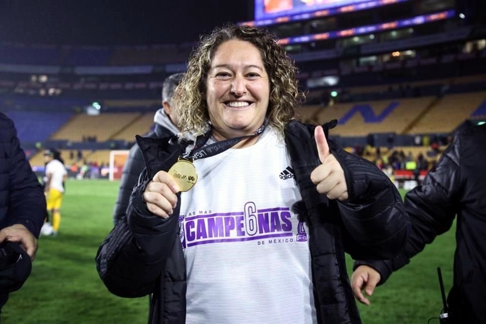 En su primer torneo como DT de Tigres Femenil, Milagros Martínez conquistó el título de la Liga MX Femenil