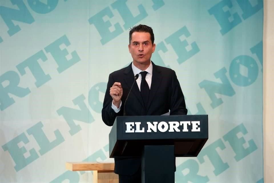 El precandidato por el PAN a la Alcaldía de San Pedro, Fernando Margáin.