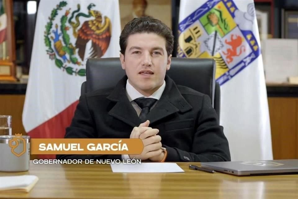 Samuel García pidió a los Diputados que piensen en Nuevo León y no le hagan caso a Alito Moreno y Marko Cortés.