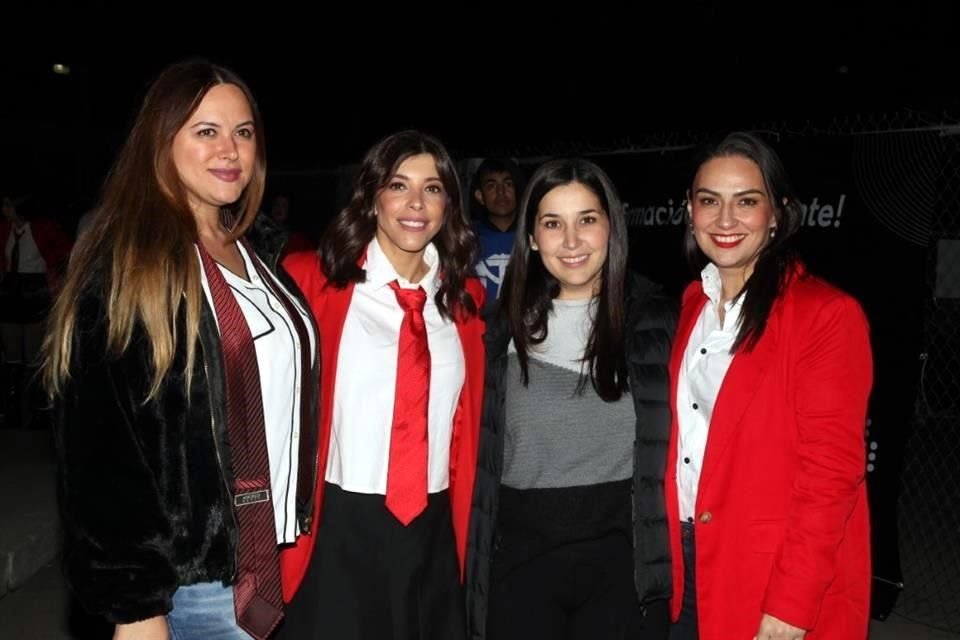 Ana Sada, Regina Lozano, Rocío Elizondo y Lore Lozano