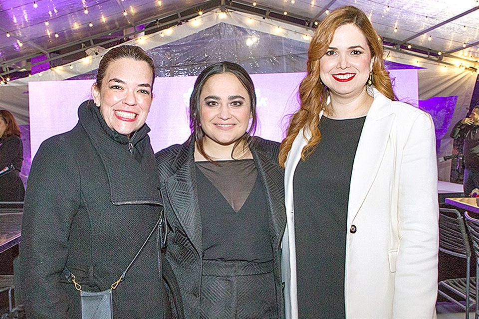 Lili García, Melissa Torres y Alicia López.