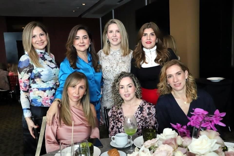 Claudia Ramírez de Villanueva, Magaly Lozano de Sáenz, Ali Cuéllar de Arratia, Gabriela García de Vanegas, Silvia Peña de Pérez, Adriana Valdez y Paty Carrillo de Perches