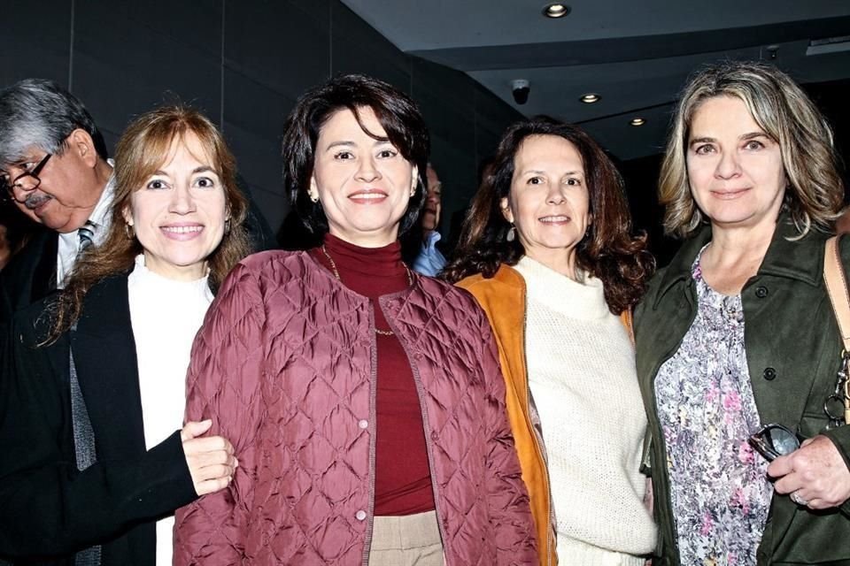 Paty Deutch, Yury Yasaky, Paty Morales y Tere de la Garza