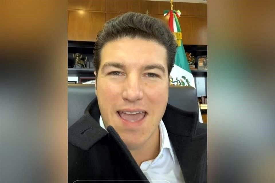 Samuel García retomó las supuestas exigencias de liderazgos del PRI y el PAN para dejar a un integrante de su equipo como interino.