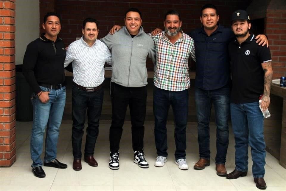 Javier Carvajal, José Luis Martínez, Ricardo Hernández, José Juan Ramírez, Carlos Reyna y Jorge López