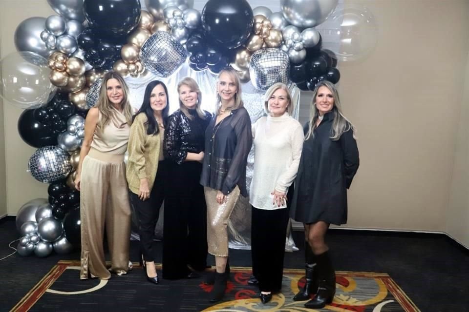 Edna Villarreal, Blanca Leal, Nena Ruvalcaba, Marcela Guerra, Martha Sepúlveda y Marisela de Montemayor