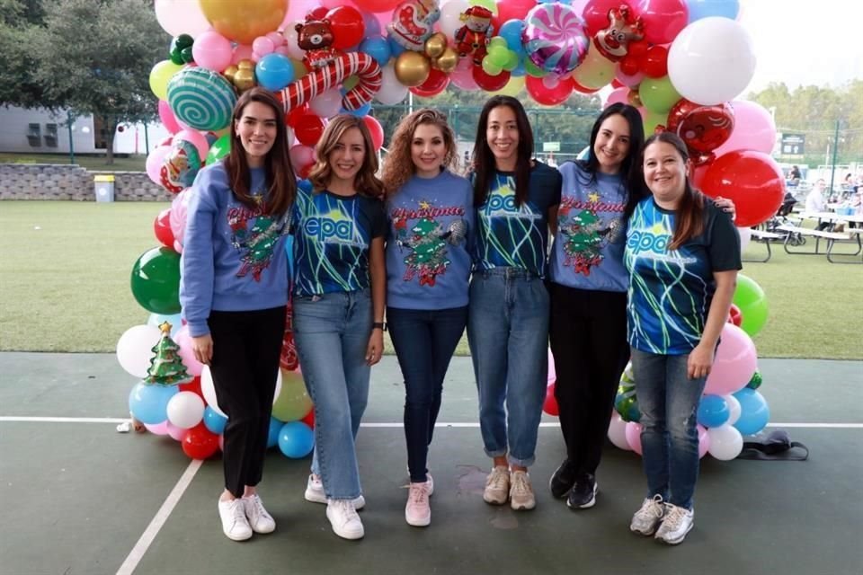 Johanna Torres, Lorena García, Jéssica Rodríguez, Laurencia Romo, Cindy Alanís, Carla Bustindui