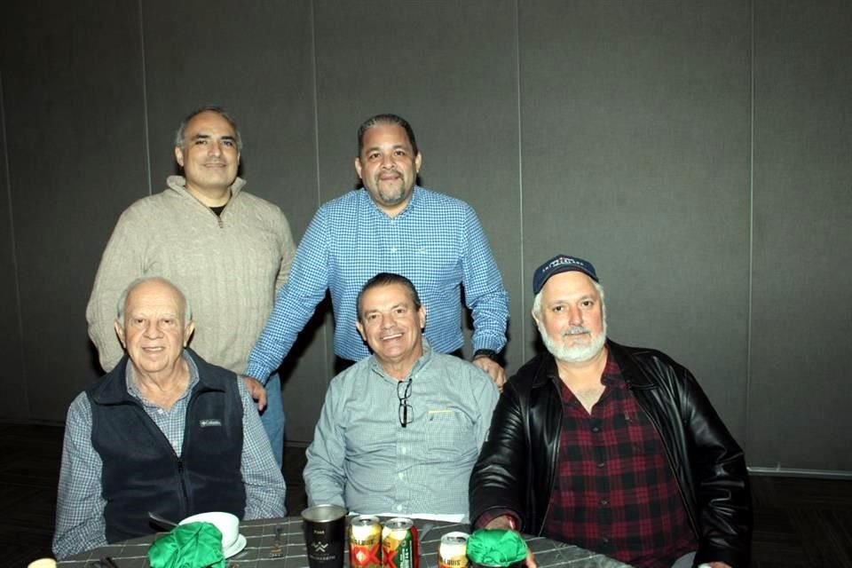 Alberto Balderas, Pedro Salcedo, José Durán, Alejandro Leal, Luis Caballero y Sergio Fast