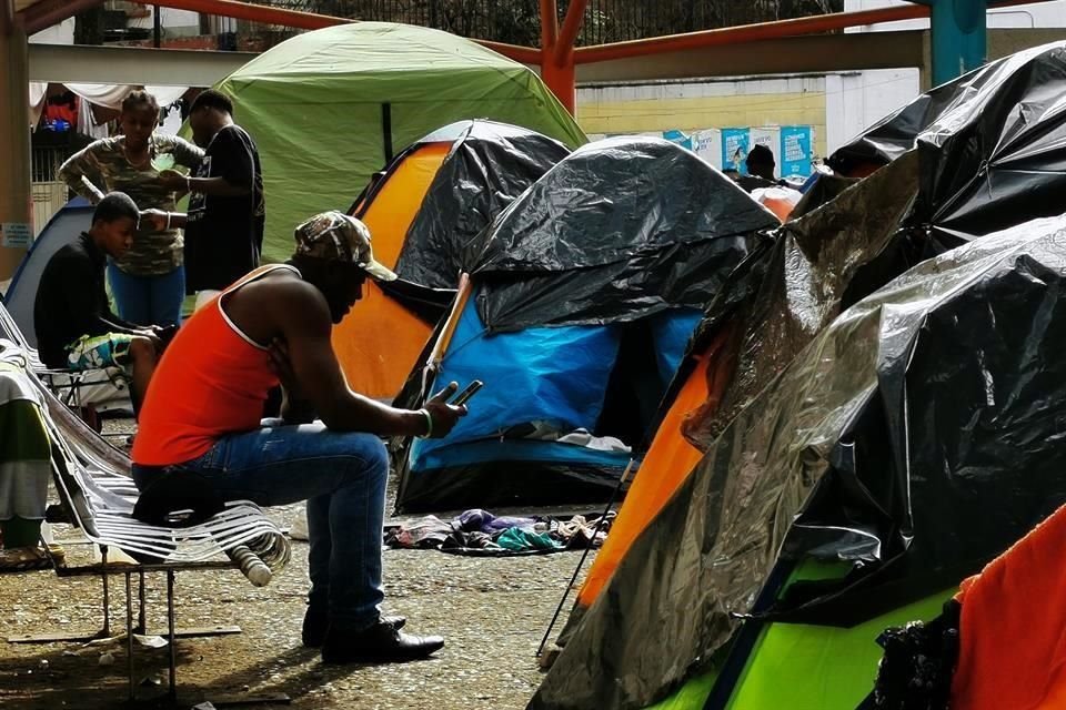 El campamento de migrantes en la Alcaldía Tláhuac llevaba semanas desbordado.