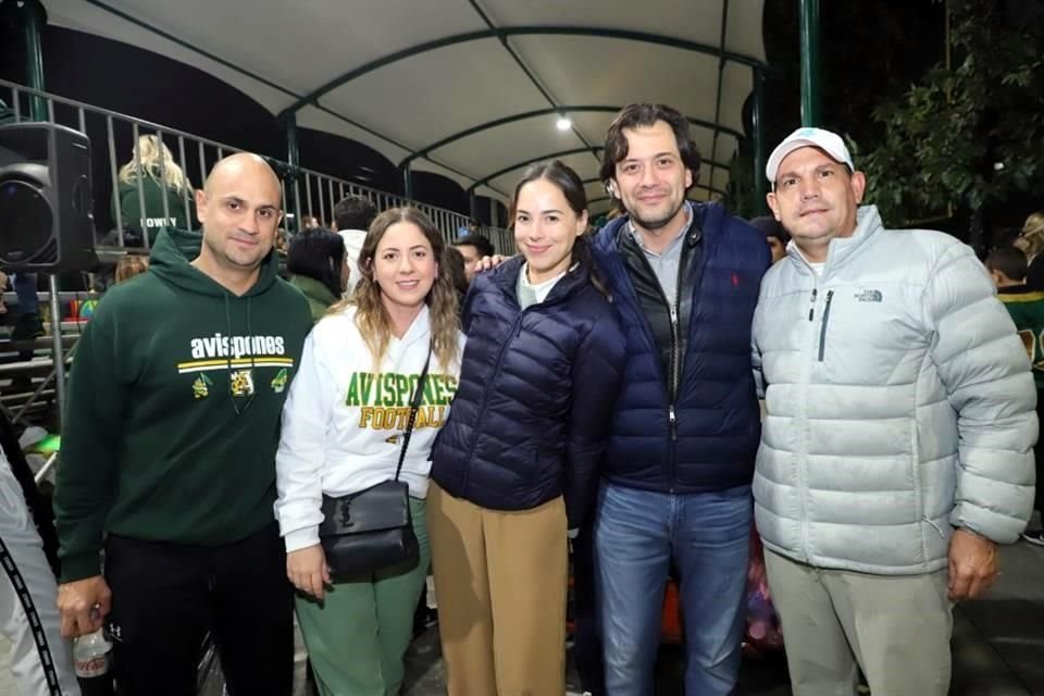 Jorge García, Maricris Cárdenas, Cecilia López, Gabriel Quijano y Christian Rosani