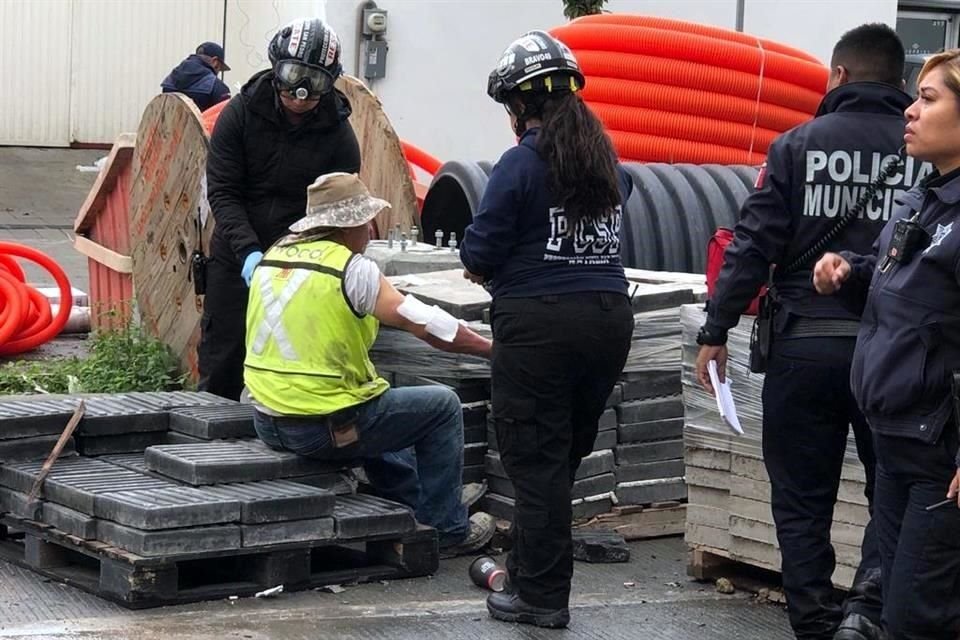 En el percance se reportó una persona lesionada.