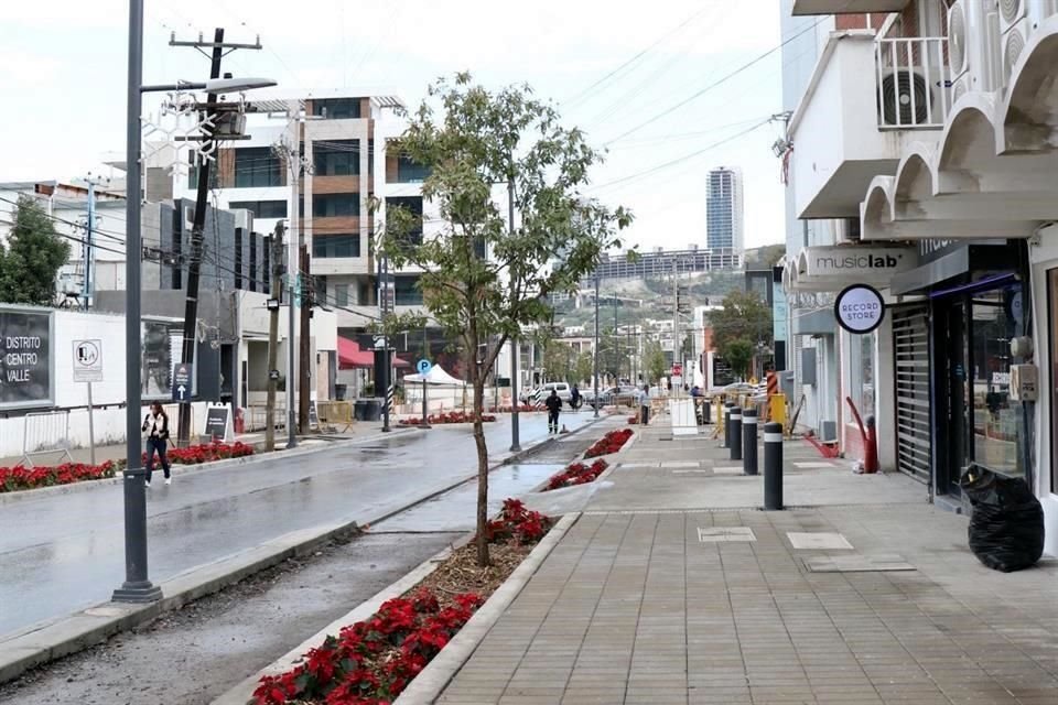 La vialidad en Centrito Valle fue reabierta luego de un año de obras de regeneración.