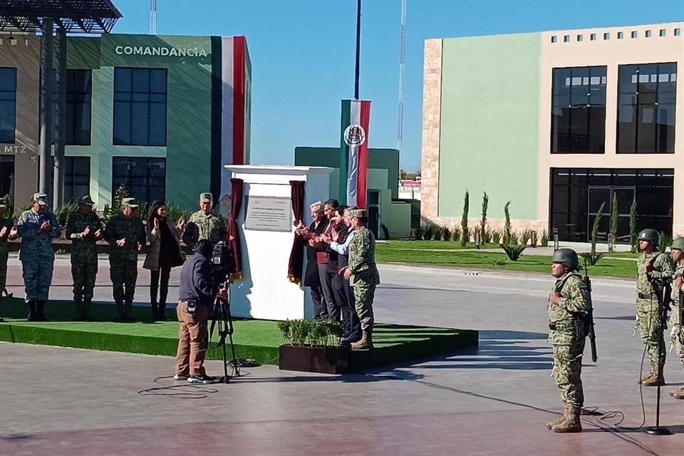 A la inauguración asistieron el Secretario de la Defensa Nacional, la Secretaria de Gobernación, el director de la ANAM y el Gobernador de Tamaulipas.