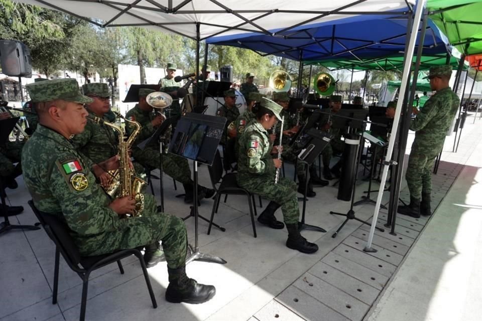 Contó con la participación de la Banda de Música de la Cuarta Región Militar.