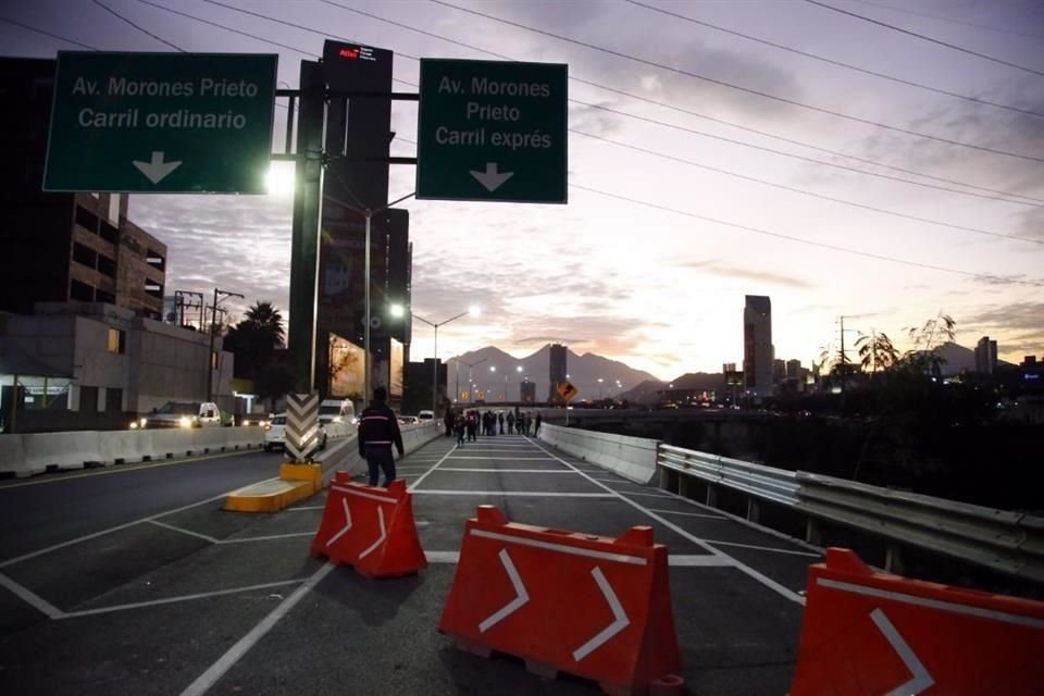 Los automovilistas podrán ver el carril señalado como 'Carril Exprés'.