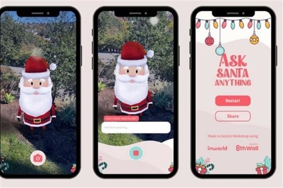 Inworld, empresa de IA, trabajó con Niantic para crear la app 'Pregúntale a Santas'.