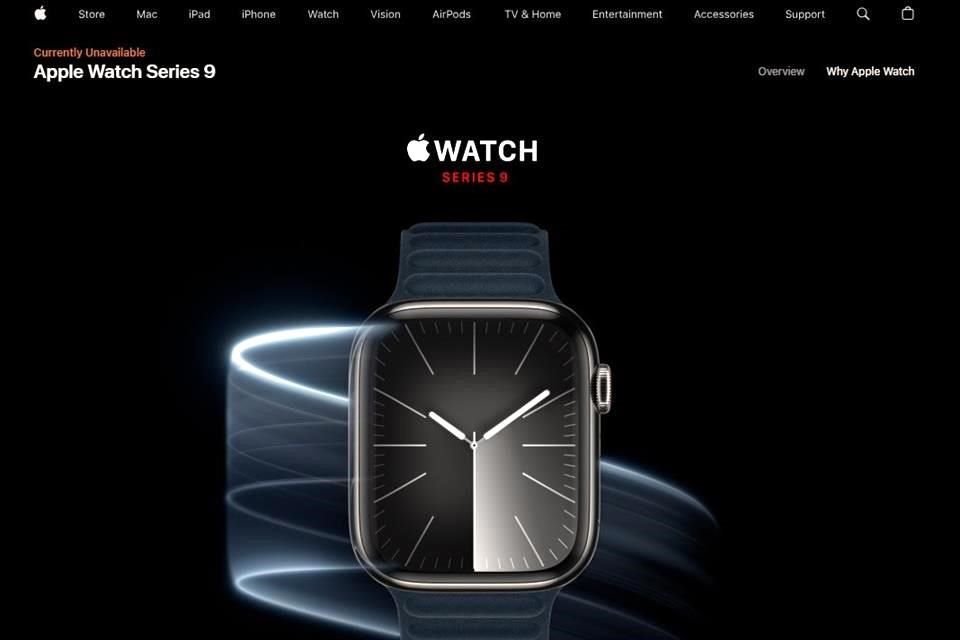 Los modelos más nuevos del Apple Watch ya no están disponibles para su compra en el sitio web de Apple.