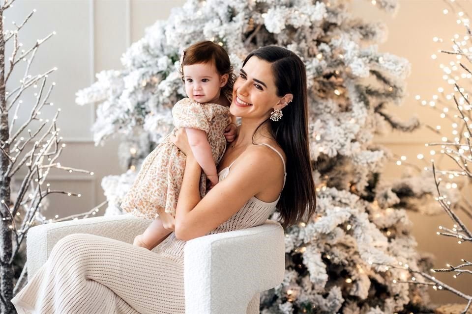 Ale Rubio con su hija Carola