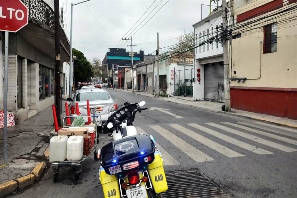 El Municipio de Monterrey efectuó un operativo pero no encontró nada anormal.