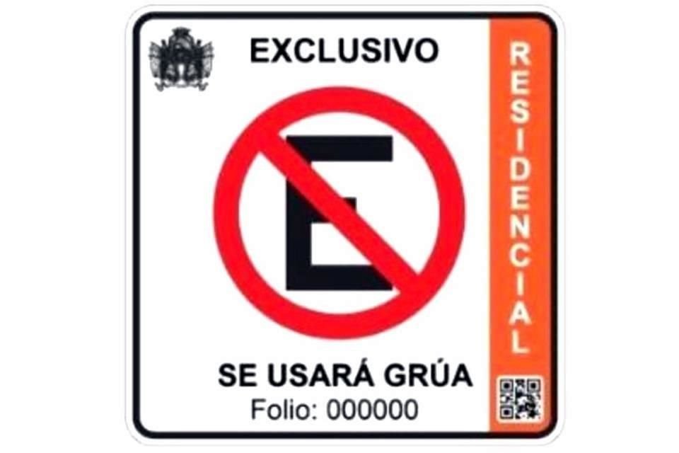 Los señalamientos de los estacionamientos exclusivos, residenciales y comerciales, tendrán un QR.