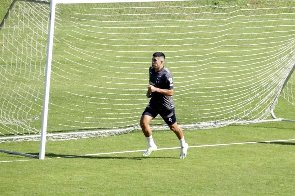 El argentino llegó esta semana a Monterrey y ha trabajado para ponerse a tono para el Clausura 2024.