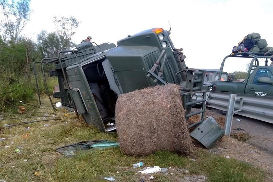 Autoridades no han establecido las causas del percance, ni proporcionado un reporte del estado de salud del personal militar lesionado.