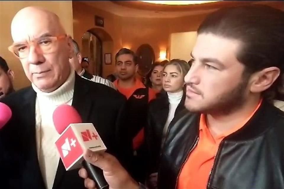 Dante Delgado, líder de MC, y Samuel García, Gobernador de NL.