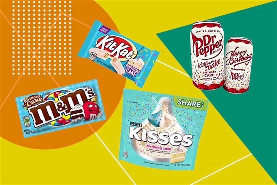 El 'Birthday Cake Flavored', se apoderó de chocolates, galletas, cereales, helados y hasta refrescos. Es el sabor del momento en Estados Unidos.