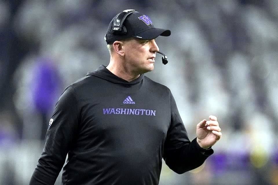 Kalen DeBoer dejó a Washington para tomar el mando de Alabama.