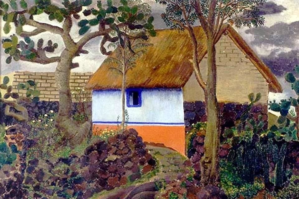 'Casa de Los Reyes, Coyoacán' (ca.1928), óleo de la artista.
