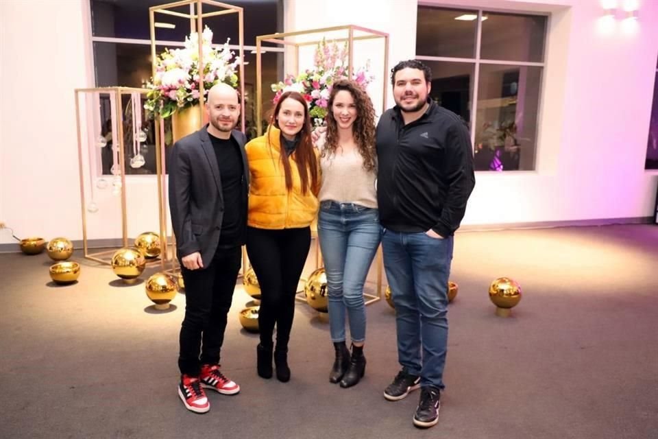 Rodolfo Rivera, Brenda Rodríguez, Sandra Pereda y José Juan Martínez