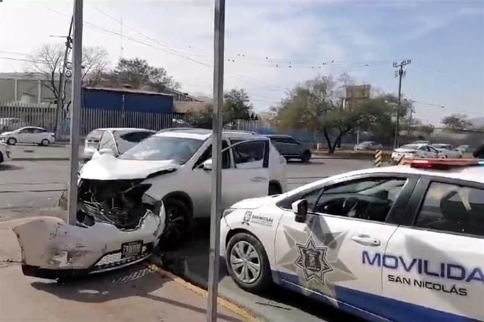 El accidente fue reportado cerca de las 14:15 horas.