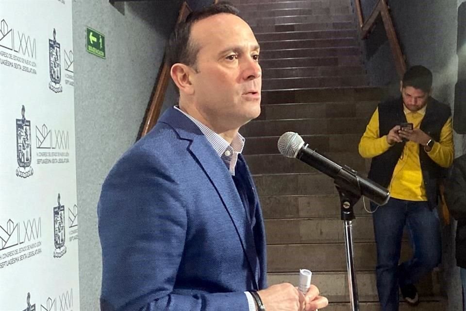 Carlos de la Fuente, coordinador del PAN en el Congreso local.