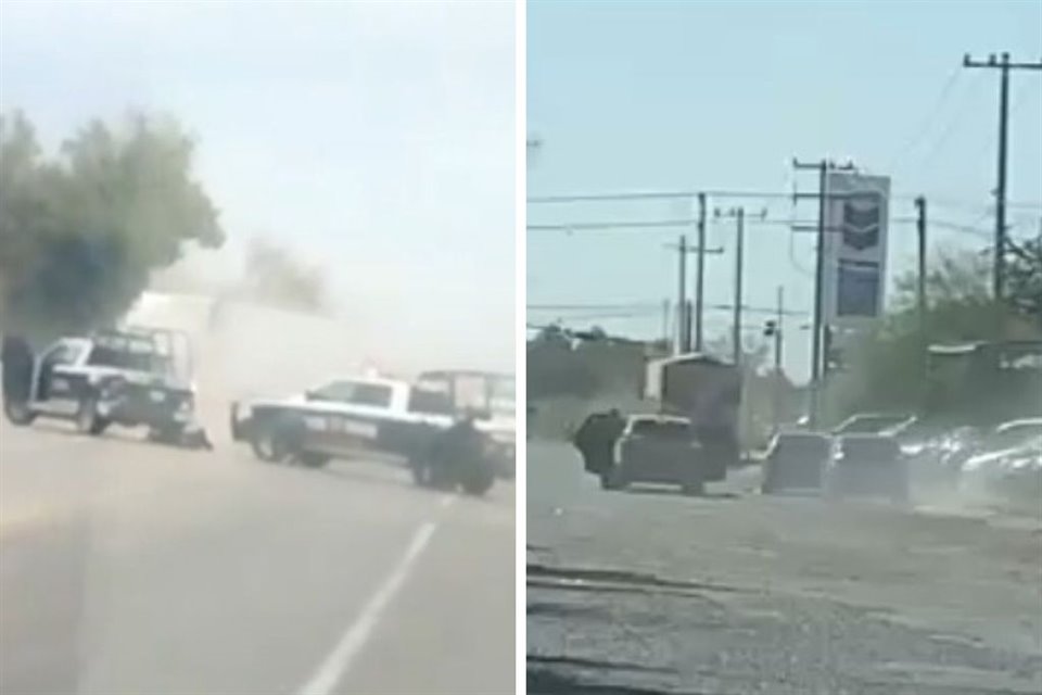 Seis presuntos criminales fueron abatidos y 2 ministeriales resultaron heridos tras enfrentamiento en la Carretera 100 en Hermosillo, Sonora.